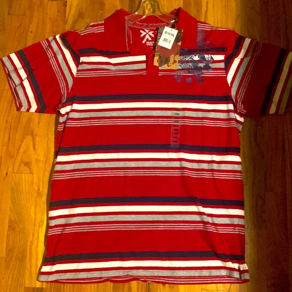 Modern Culture polo stripe shirt